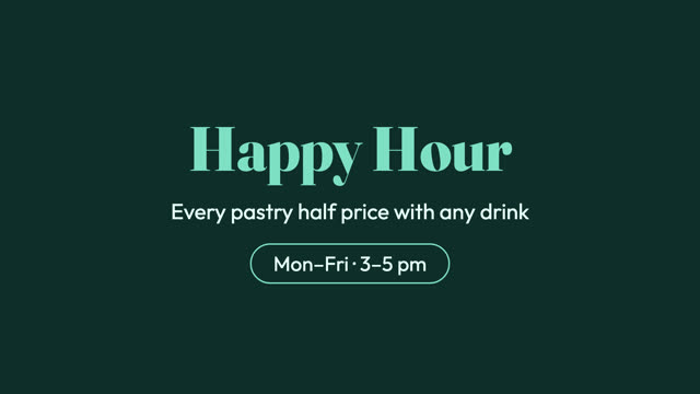 Happy hour template preview