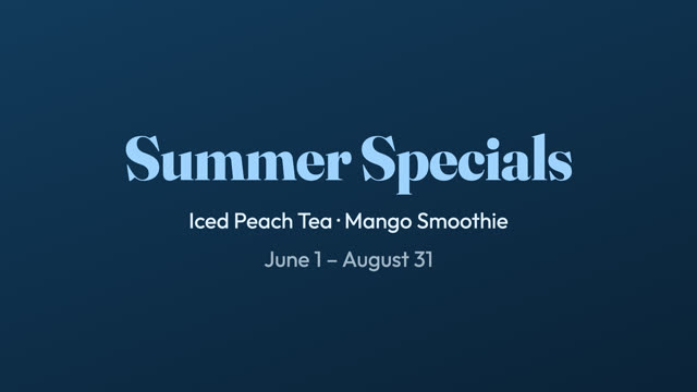 Seasonal specials template preview